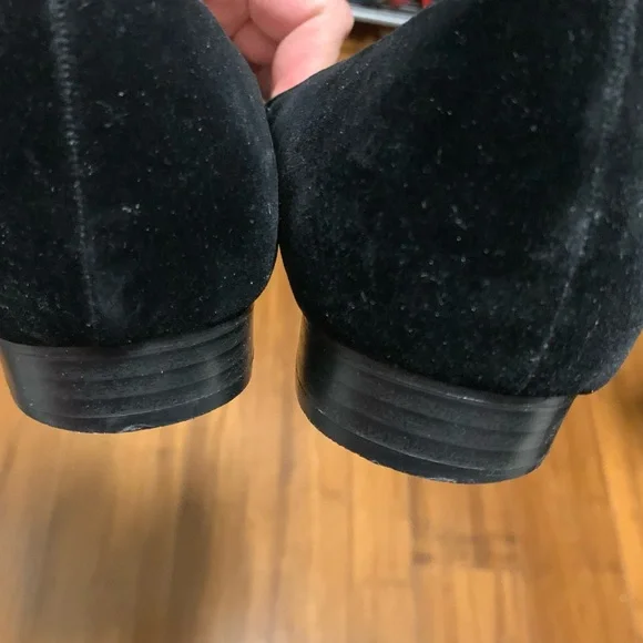 LIFE STRIDE NITE LIFE JEWELS black
suede FLATS avant garde rainbow VTG 80’s SZ11 - Picture 14 of 16